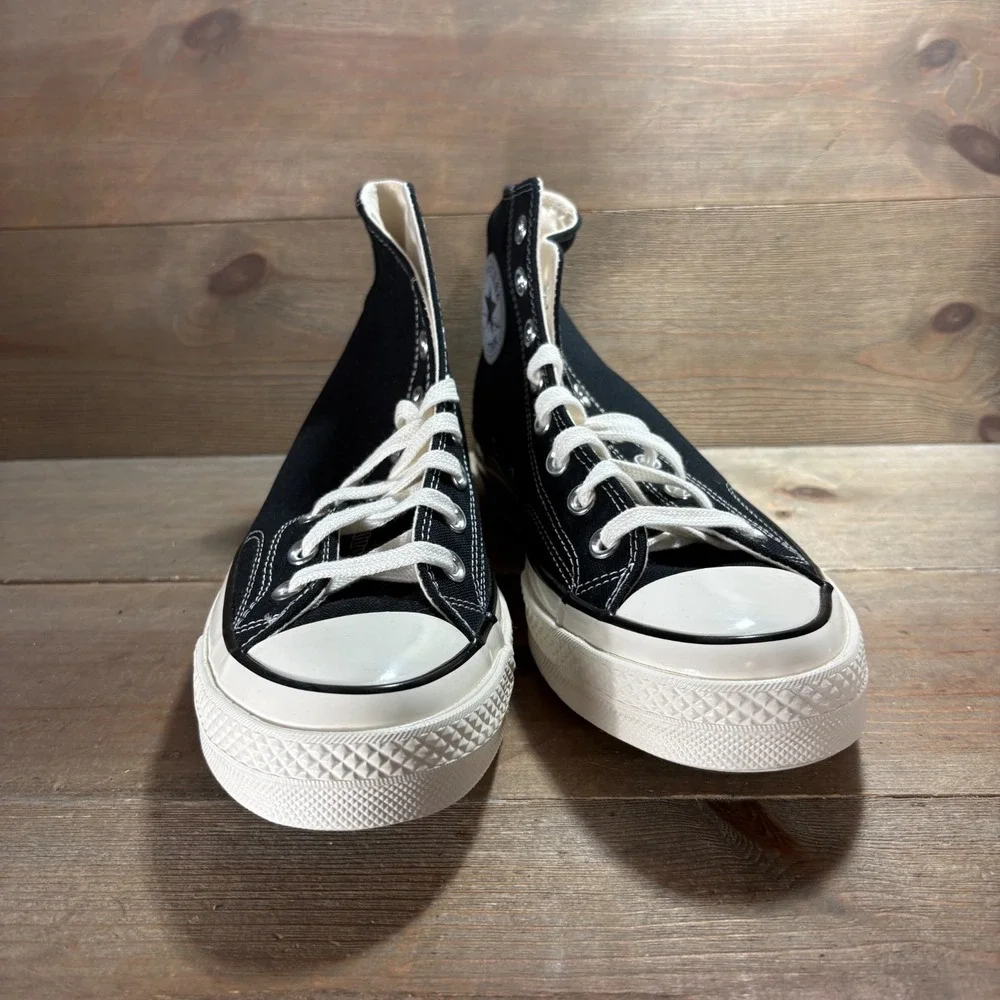 Converse Chuck 70 Hi womens size 10.5 shoes Black Canvas Lace Up sneakers